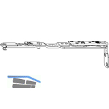 MACO Drehbandarm POWER Holz FT24 13V FFB 255-1400 Tricoat-Evo rechts (236308)