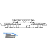 MACO Kipp- und Drehband AS/PVC/DTuni einstellbar 80 kg L=146 mm Tricoat-Evo