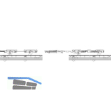 ROTO Patio Alversa Grundkarton Tandemlaufwagen Parallelschiebe 200 kg links