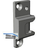 WINKHAUS Adapterplatte AP.H.IF.24-13.RS rechts silber