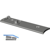 WINKHAUS Rahmenanbindung RA.DB.H.IF.29-13-12.RS Eurofalz 29 mm 13V silber rechts