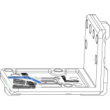 MACO MM Bohrlehre f�r Eck- und Scherenlager POWER Falztiefe 30 mm universal