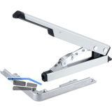 GEZE OL90N/OL95 Handhebel mit Eckumlenkung, Hub 54 mm, Alu silber eloxiert