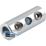 GEZE OL90N/OL95 Stangenkupplung, zur Verbindung mit E-Motor E212, Stahl verzinkt