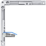 GEZE OL90N/OL95 Eckumlenkung starr, 90 Grad, Stahl verzinkt