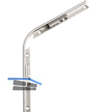 GEZE OL90N/OL95 Eckumlenkung biegbar, Schr�gfenster 60-160 Grad, Stahl verzinkt