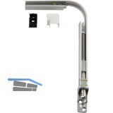 HAUTAU FL190 Eckwinkel-Spindelgetriebe 201 E biegbar Abdeckkappe wei�, rechts