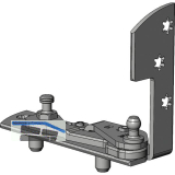 WINKHAUS Ecklager EL.H.IF-N.29-13-12.Z.8-12.RS Eurofalz 29 mm 13V silber rechts