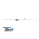 ROTO NT/NX DK-Getriebe KSR konstant DM 15 mm L= 890/413 mm 1V silber