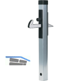 Torfeststeller UGC, Profil 500x57x42 mm, H�henverst. 40mm, Aluminium silber