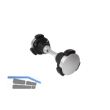 T�rknopfdr�ckerpaar Kidloc, 59/54,6/41 mm, VK 8x90 mm,Edelstahl/Poly.