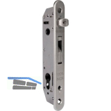 Rohrrahmenschloss Fortylock mit Hakenriegel, PZ 92,DM 20 mm,Stulp rund,Edelstahl