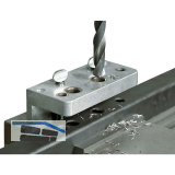 Bohrschablone f�r Gittertorschloss LAKQ, 170 x 100 x 70 mm, Stahl verzinkt