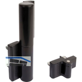 Selbstschlie�endes T�rband Tiger, Aluminium schwarz RAL 9005