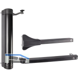 T�rschlie�er Lion, f�r T�ren bis zu 75 kg, Aluminium schwarz RAL 9005