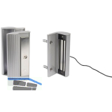 Aufbau-Magnetschloss MAG m. integriertem Dr�cker,300 kg Anziehkraft,Alu silber