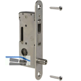 Rohrrahmenschloss H-COMPACT mit Hakenriegel, ohne Dr-Loch ,PZ, DM 35, Edelstahl