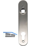 Langschild 3020-HYB-A2 f�r Rohrrahmenschl�sser, 185 x 35 x 6 mm, Edelstahl