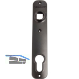 Langschild 3020-HYB-STD f�r Rohrrahmenschl�sser, 170 x 32 x 5 mm, Kunststoff