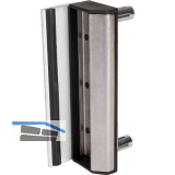 Schlie�blech mit Anschlag SARLQF2 f�r Rundrohr,verstellbar, silber