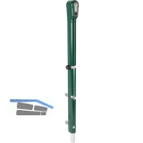 Verriegelbarer Bolzen-Stangenriegel KEYDROP,Riegel 100mm H�henverstell. RAL6005