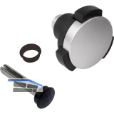 T�rknopfdr�cker KIDLOC 2,59/54,6/41 mm, VK 8x60 mm,Edelstahl/Poly.