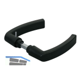 Dr�ckerpaar 3006P, Vierkant 8 mm, Stiftl�nge 54 mm, Kunststoff