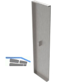 ECONOMY Endkappe f�r Bodenprofil h-Form 0011,zur vorgesetzten Montage,silber