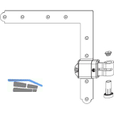 MACO RUSTICO Ladenwinkelband MMV Kr�pfung fix 2 mm Austragung 16-24 mm schwarz