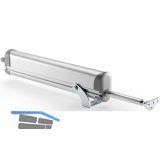 COMUNELLO Spindelantrieb RAYWIN R20 Hub 105/180/300 mm 24V grau RAL 7035