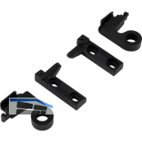 COMUNELLO Halterung zu Kettenantrieb LIWIN L40 Schwarz