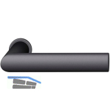 FSB Steckgriff 15 1108 auf Mini-Rosette, T�rst�rke 49-58 mm, Aluminium schwarz