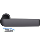 FSB Steckgriff 15 1267 auf Mini-Rosette, T�rst�rke 39-48 mm, Aluminium