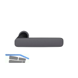 FSB Steckgriff 15 1289 auf Mini-Rosette, T�rst�rke 49-58 mm, Aluminium schwarz