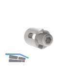 ECONOMY Seilspanner/Kreuzklemme f�r Drahtseile 3mm,Edelstahl geschliffen AISI316