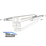 FRESH Luftkanal F33 f�r Hohlprofile zu Fensterfalzventil F32 Kunststoff RAL 9016