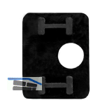 Einlage zu Glasklemmbeschlag Modell 26 f�r 10 mm Glas, Gummi