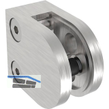 ECONOMY Glasklemmbeschlag f. Vierkantrohr, rund, f�r Glas o. Blech,Edelstahl V2A