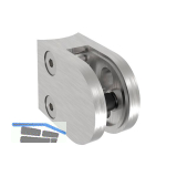 ECONOMY Glasklemmbeschlag f�r Rundrohr 42,4mm, f�r Glas/Blech,Edelstahl V2A