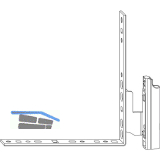 ROTO NX Falzeckband T ohne Nutf�hrung Holz 12/18-13 Schwelle 39 mm silber links