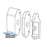 MACO RUSTICO Unterlage f�r Komfort-Ladenhalter, St�rke 5 mm, schwarz (40318)