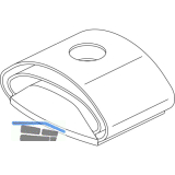 MACO RUSTICO Anschlagpuffer Rasthalter, f�r Fensterl�den, schwarz (42929)