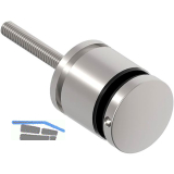 Glaspunkthalter verstellbar, f�r 8-18 mm Glas, � 50 mm, Edelstahl V2A