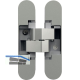 ANSELMI T�rband verdeckt AN 140 3D, Gro�packung, Zamak verchromt matt