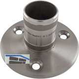 ECONOMY Flansch innen f�r Rohr � 42,4 x 2,0 mm,Edelstahl geschliffen V2A