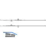 MACO SKB-Z Breitenteil-Set Gr. 4, 2iS, FFB 1451-1650 mm, silber (465740)