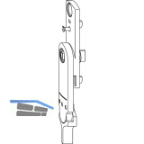 WINKHAUS Duofunktionselement DFE-P, Pendelvariante, silber