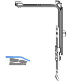 MACO MM Eckumlenkung senkrecht 1 VZ, verl�ngerbar (211976)