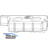 MACO MM Hebeteil Euronut 7/8/4, Falzluft 12 mm, rechts (356774)