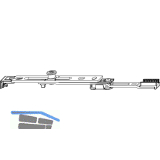 MACO MM Endverschluss oben/unten 180�, mit 1 iS-Zapfen (212211)